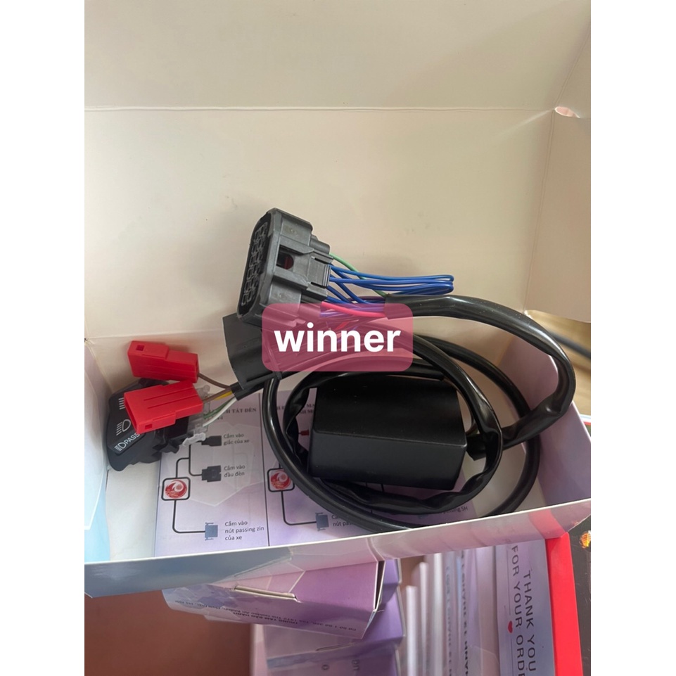 Mạch Tắt Đèn kèm công tắc Passing dành cho các dòng xe honda đời mới Ware,SH,Winner X,Lead,AirBlade,Vision, RSX..V.V