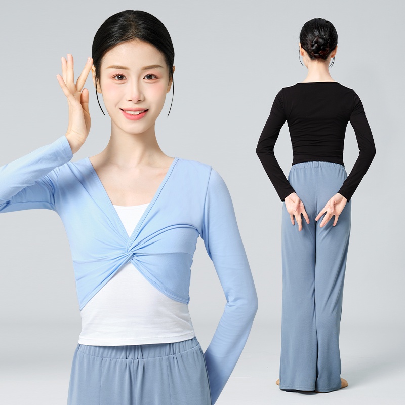 Áo Khoác Múa Ba Lê Tay Dài Cổ Điển Dành Cho Nữ