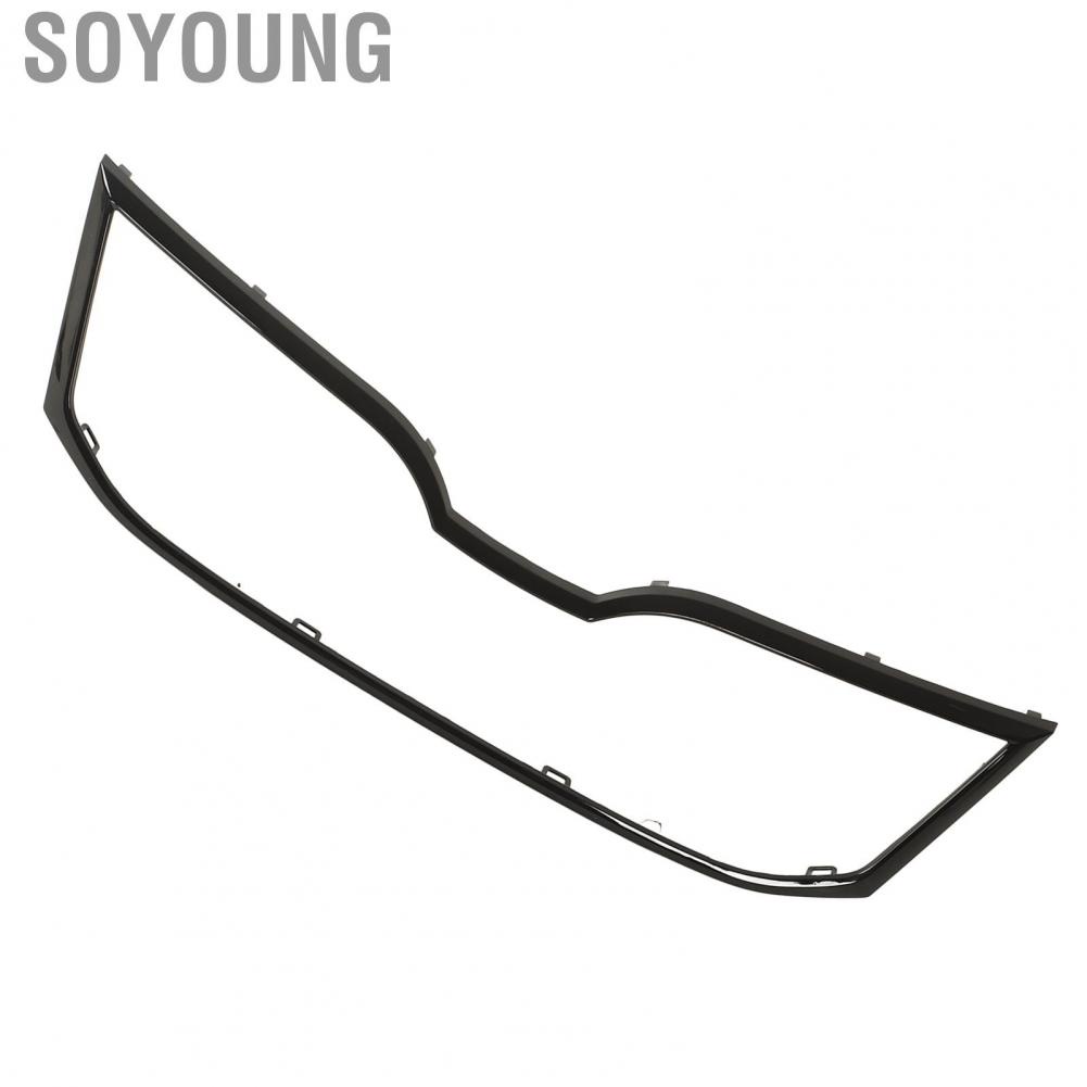 Soyoung Front Grill Outline Trim Cover Bumper Upper Grille Frame 5E0853761E041 Direct Replacement for Car