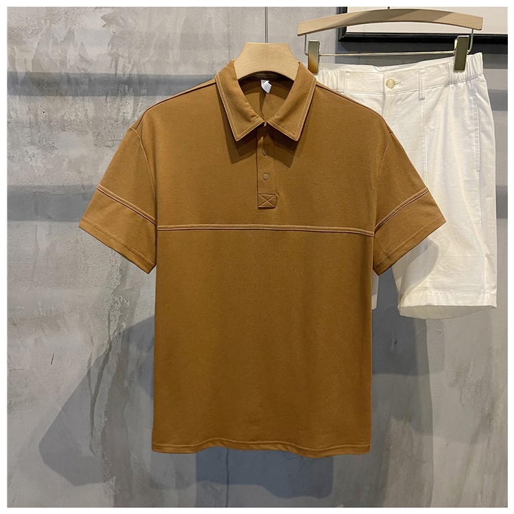 Áo Thun Polo Ngắn Tay Form Rộng Phong Cách Đường Phố Thời Trang Mùa Hè Dành Cho Nam