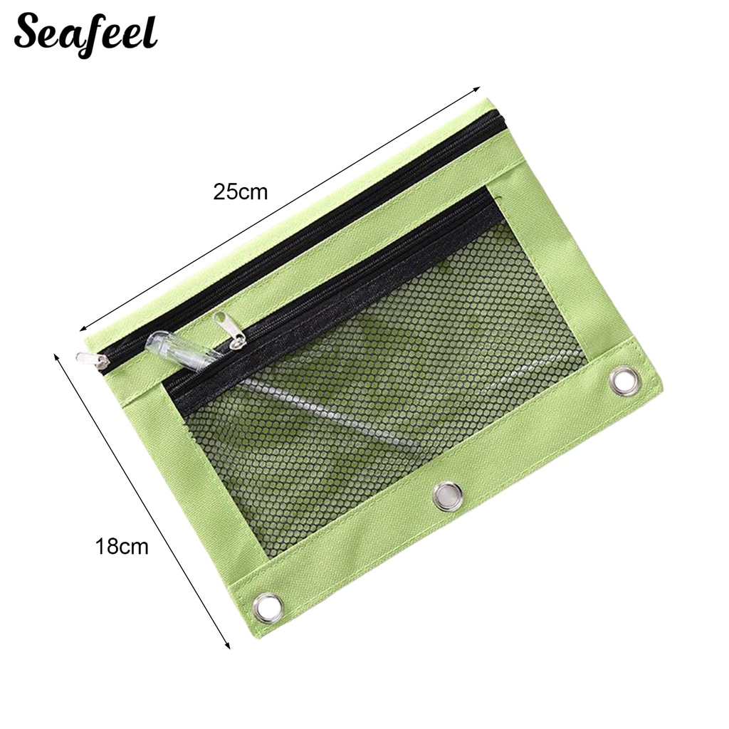 Túi Đựng Bút Chì 3 Ngăn Sức Chứa Lớn Có Thể Gập Lại Tiện Dụng