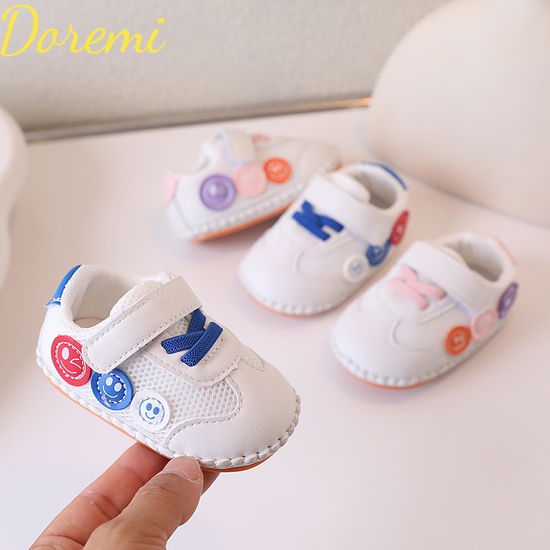 Doremi Giày Sneaker Phối Lưới Thoải Mái Thời Trang Cho Bé 0-1 Tuổi