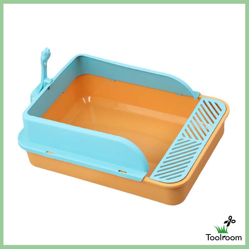 Khay Đi Vệ Sinh Chống Văng Nước Tiện Dụng Cho Mèo Cưng