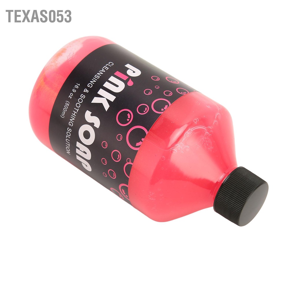 Texas053 500ml xà phòng màu xanh hồng chữa bệnh tập trung làm sạch hình xăm cho người mới dịu