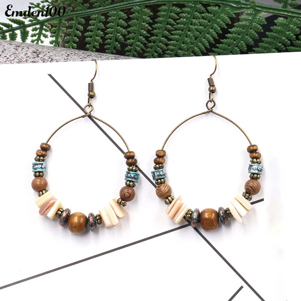 1 Đôi Khuyên Tai Nữ Phong Cách Retro Đáng Yêu