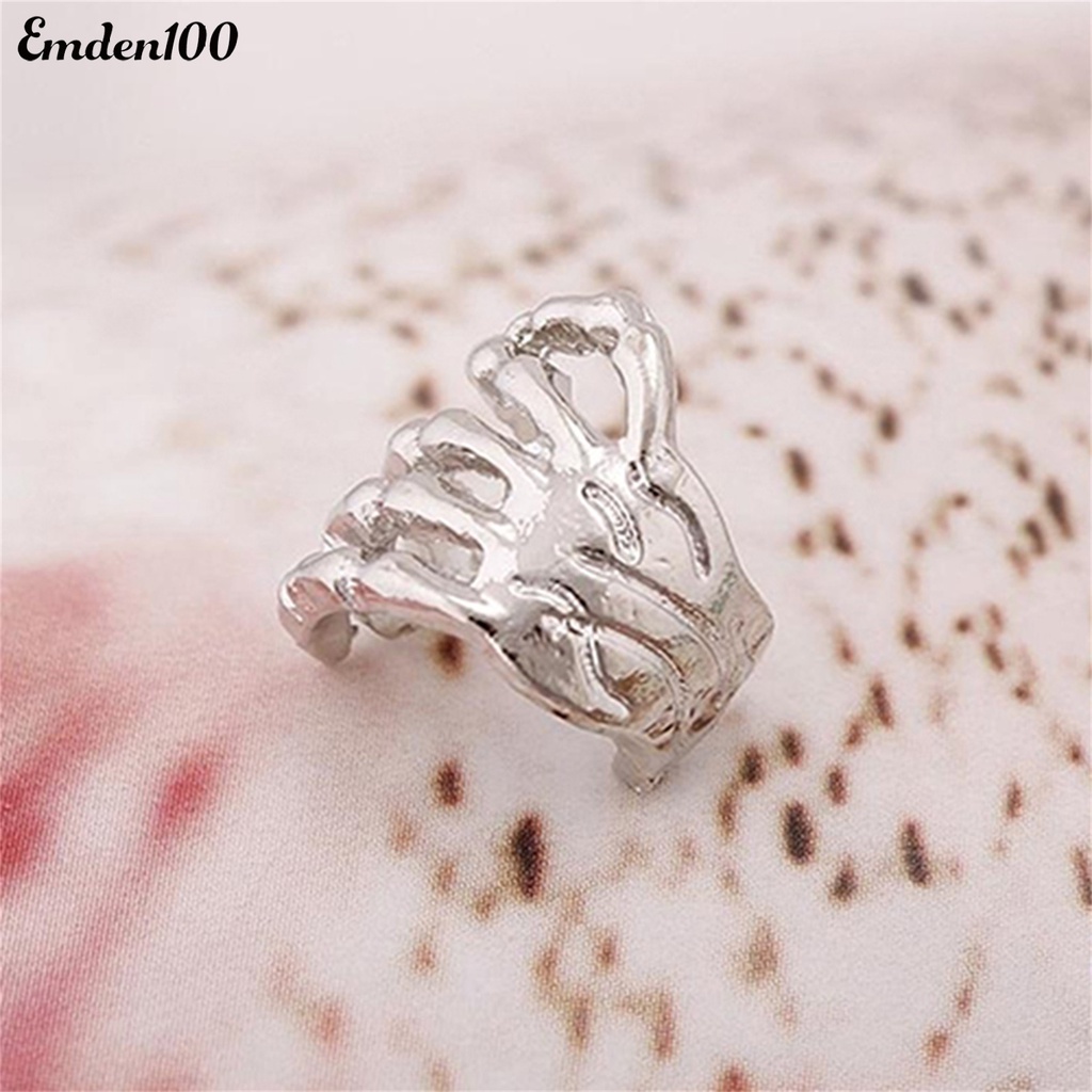 1 Khuyên Kẹp Vành Tai Hình Bộ Xương Cá Tính