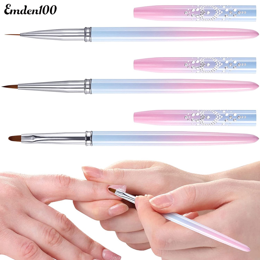 Cọ Vẽ Trang Trí Móng Tay Nghệ Thuật Màu Sắc Sống Động