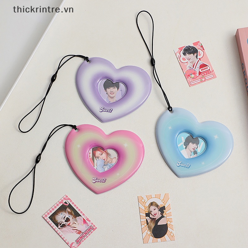 Móc Khóa Hình Trái Tim Xinh Xắn Dễ Thương