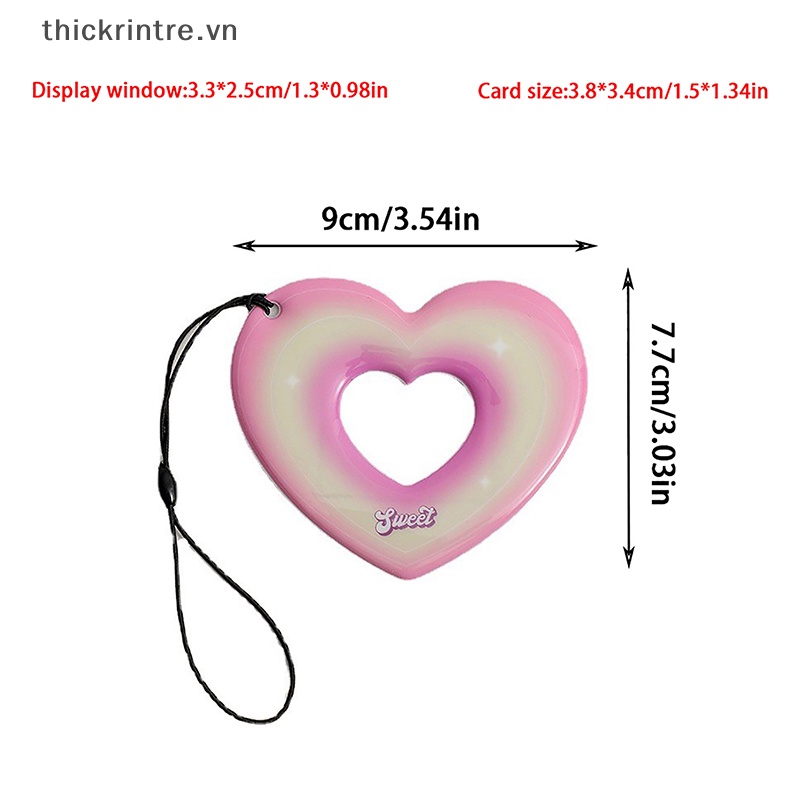 Móc Khóa Hình Trái Tim Xinh Xắn Dễ Thương