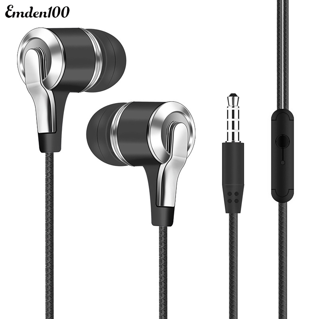 Tai Nghe Nhét Tai H8 Jack 3.5mm Gắn Kèm Phụ Kiện Điện Thoại