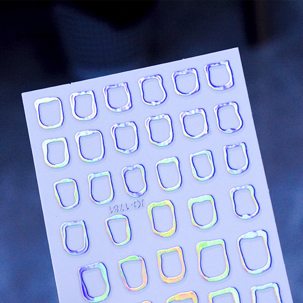 Miếng Dán Trang Trí Móng Tay Nghệ Thuật 3 Màu