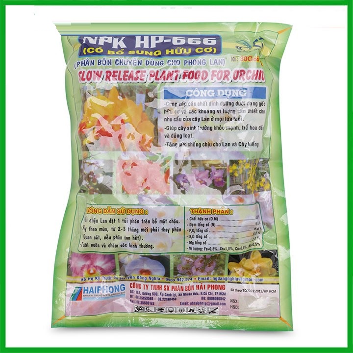 PHÂN BÓN HỮU CƠ TAN CHẬM HP666 ( TÚI 30 GÓI ) - CHẤT LƯỢNG VÀ HIỆU QUẢ TỐT