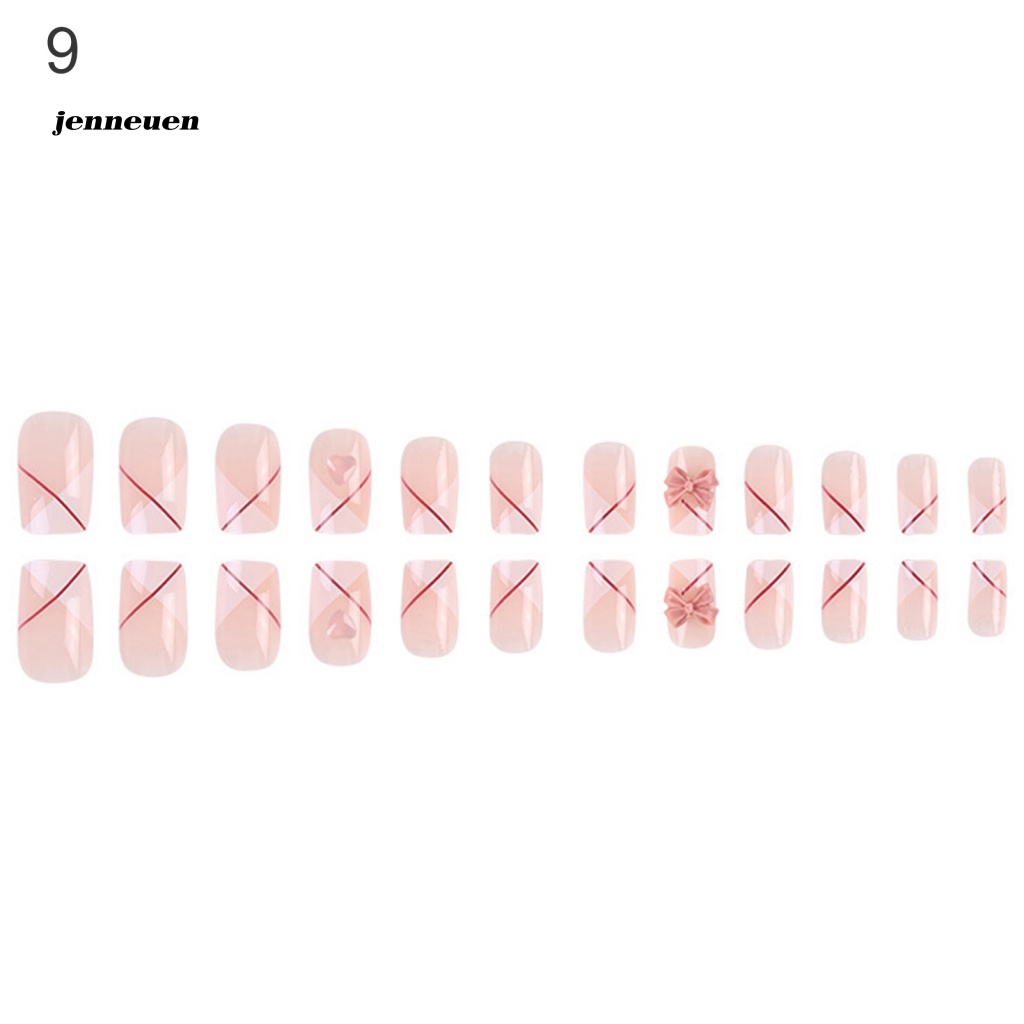 Bộ 24 Móng Tay Giả Bằng Nhựa ABS Toàn Diện Cho Nữ