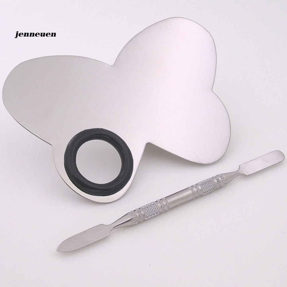 Bảng Màu Vẽ Móng Nghệ Thuật Bằng Thép Không Gỉ Hình Bướm Nhiều Màu Sắc DIY