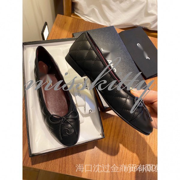 Giày Múa Ba Lê Đế Bằng Đính Nơ Xinh Xắn Cho Nữ