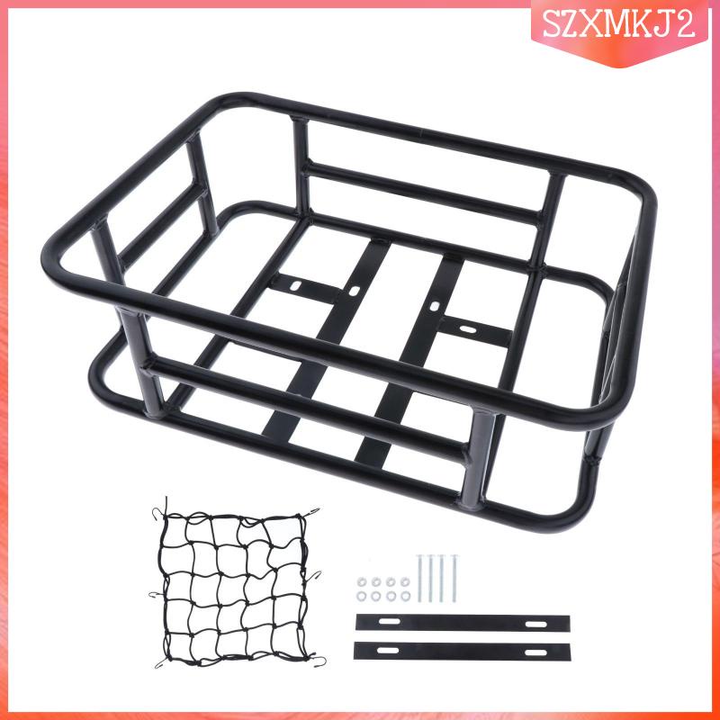 Giỏ Kim Loại Chống Thấm Nước Có Thể Điều Chỉnh Gắn Yên Sau Xe Đạp