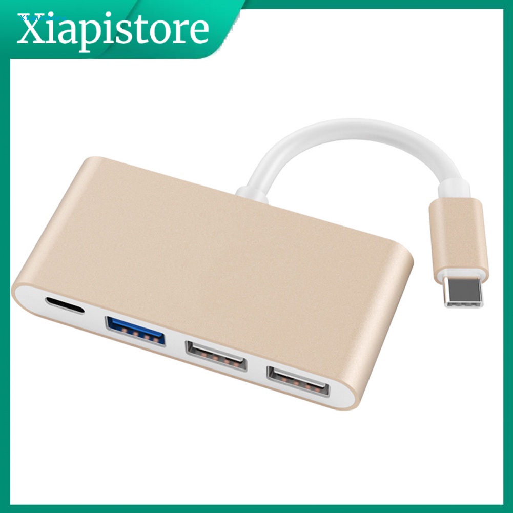 Dây Cáp Hub Chuyển Đổi 4 Trong 1 Loại C Sang USB 20 30 Cho MacBook