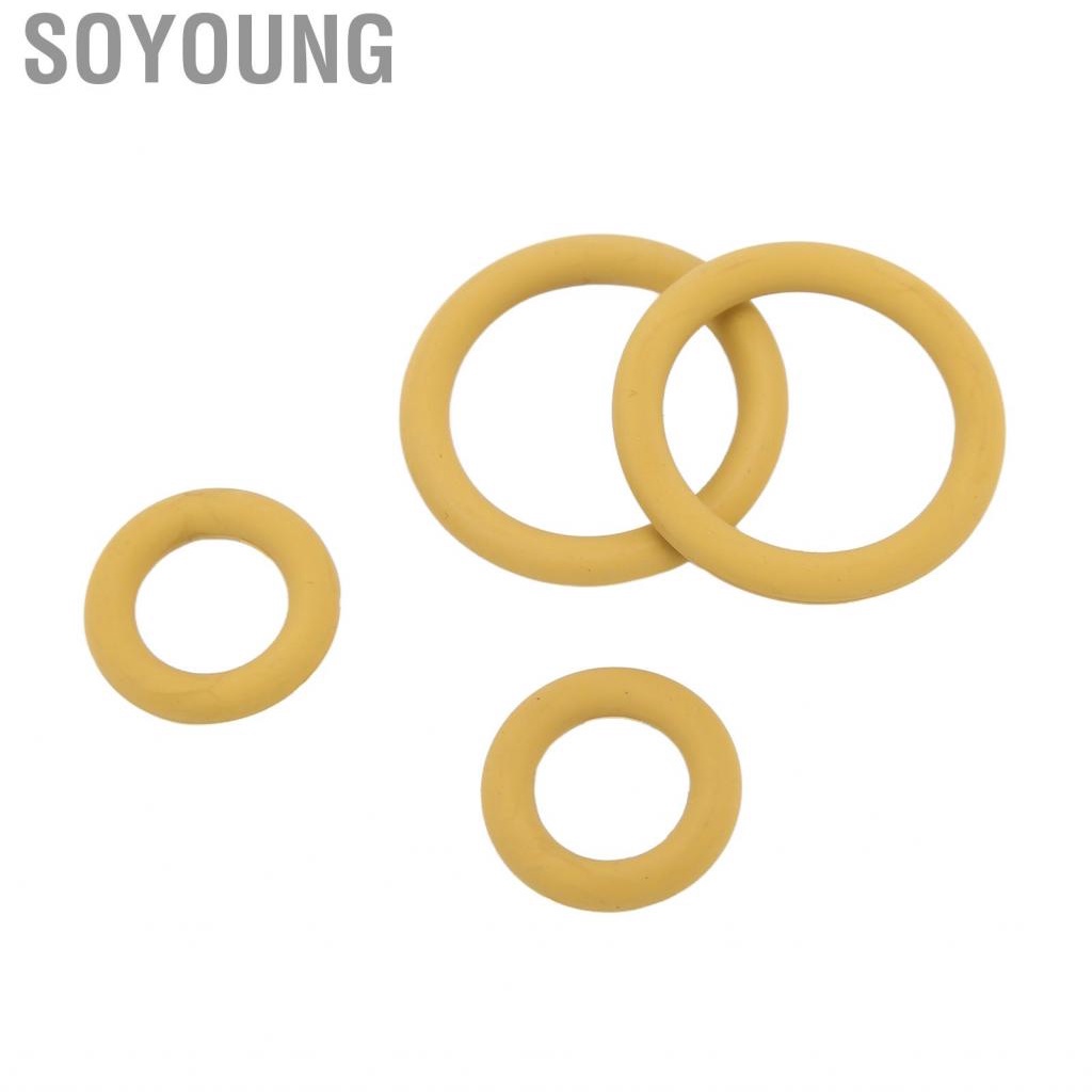 Soyoung Turbo Pedestal O Ring Gaskets  Rubber High Precision 4pcs F4TZ‑6N653‑A for Car
