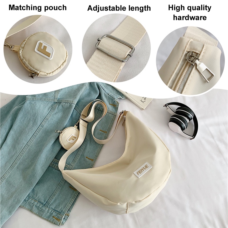 Túi Đựng Bánh Bao mùa hè Túi lớn sức chứa lớn Mới Túi Đưa Thư Đeo Vai