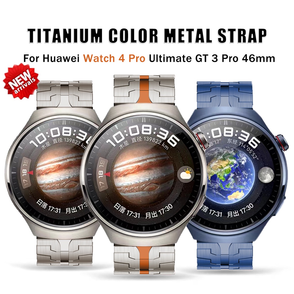 Dây Đeo Titan 22mm Cho Đồng Hồ Thông Minh Huawei Watch 4 Pro GT3 46mm