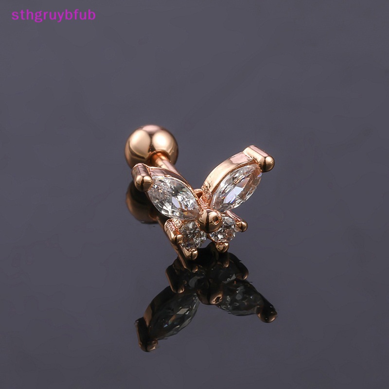 1 Khuyên Tai Hình Bướm Dạng Xoắn Ốc Cho Nữ