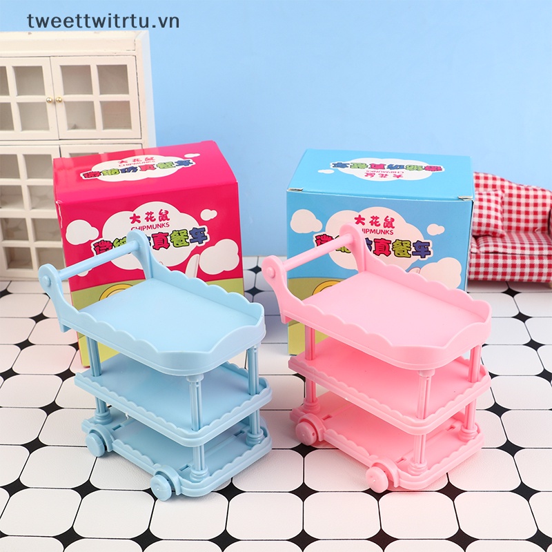 1 Mô Hình Xe Đẩy Em Bé Trang Trí Nhà Búp Bê Tỉ Lệ 1: 12