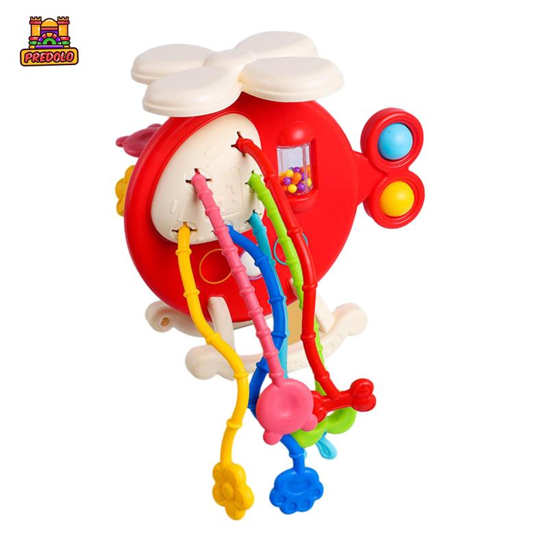 Predolo Đồ Chơi Dây Kéo Động Cơ Bằng Silicone Cho Bé Sơ Sinh