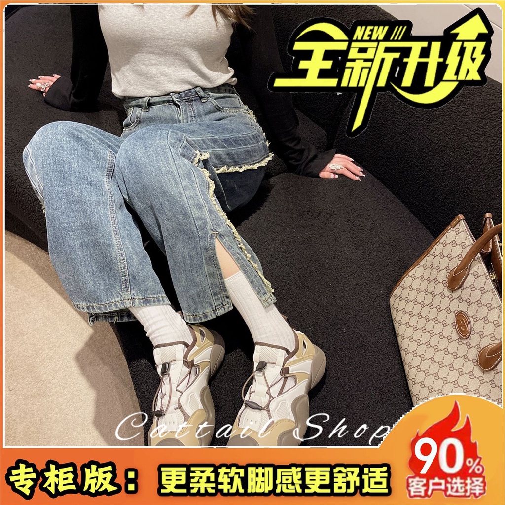 Cattail Giày Thể Thao Thiết Kế Mới Thoáng Khí Giày thể thao nữ 2023 NEW 072105