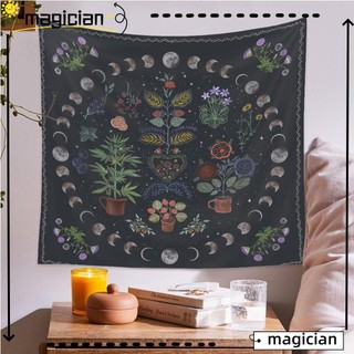 Thảm Treo Tường Trang Trí In Hình Cây Cối/Mặt Trăng Ảo Giác Kiểu Bohemia