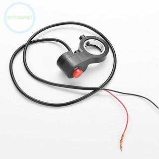 ⚡READYSTOCK⚡Motorcycle Horn Switch Universal 7/8\" Button E-Bike Handlebar Plastic