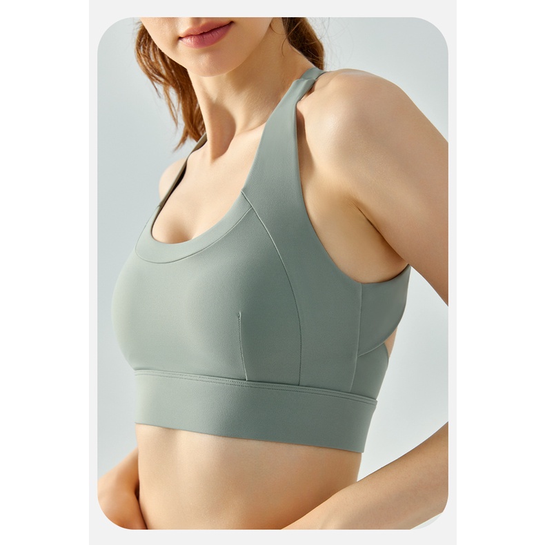 Áo Ngực Thể Thao Dây Chéo Lưng Hỗ Trợ Tập Yoga