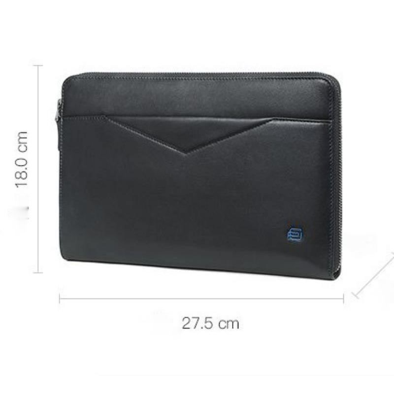 Cluth nam da cao cấp Pierre Cardin chính hãng màu đen chính hãng sang trọng đựng được ipad air