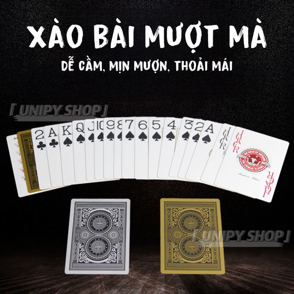 Bộ Bài Tây Nhựa PVC Cao Cấp | Chống Nước Chống Bụi | Thẻ Bài Sưu Tầm