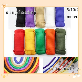 Cuộn Dây Thừng Cắm Trại Dài 5/10/20m Dày 3mm Dài 550m
