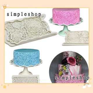 Khuôn Silicone Làm Bánh Tạo Hình Hoa Hồng Trang Trí Đẹp Mắt