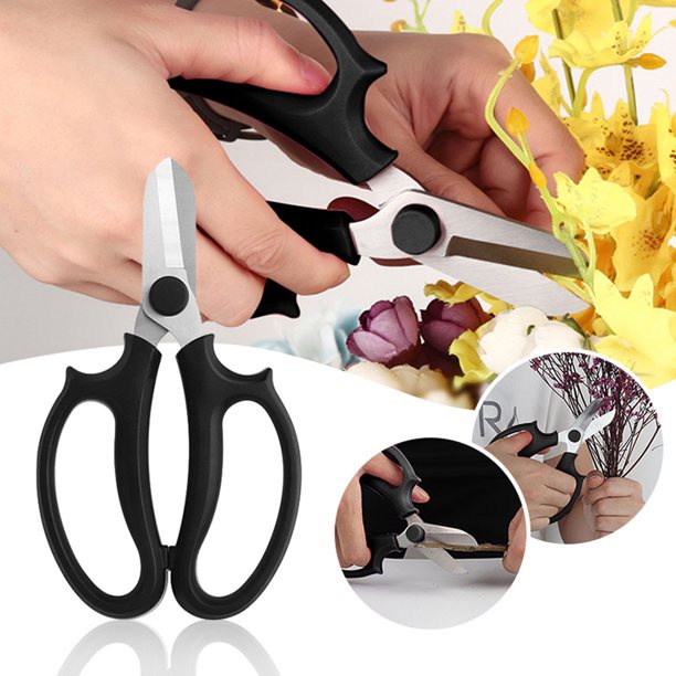 Kéo cắt hoa và cắt cành cây chuyên nghiệp, dụng cụ cắm hoa và làm vườn đa năng - Mũi bầu bền chắc - Hàng Nhật Bản