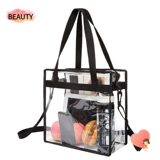 Túi xách đeo vai cỡ lớn trong suốt chống thấm nước phong cách đi biển trẻ trung cho nữ
