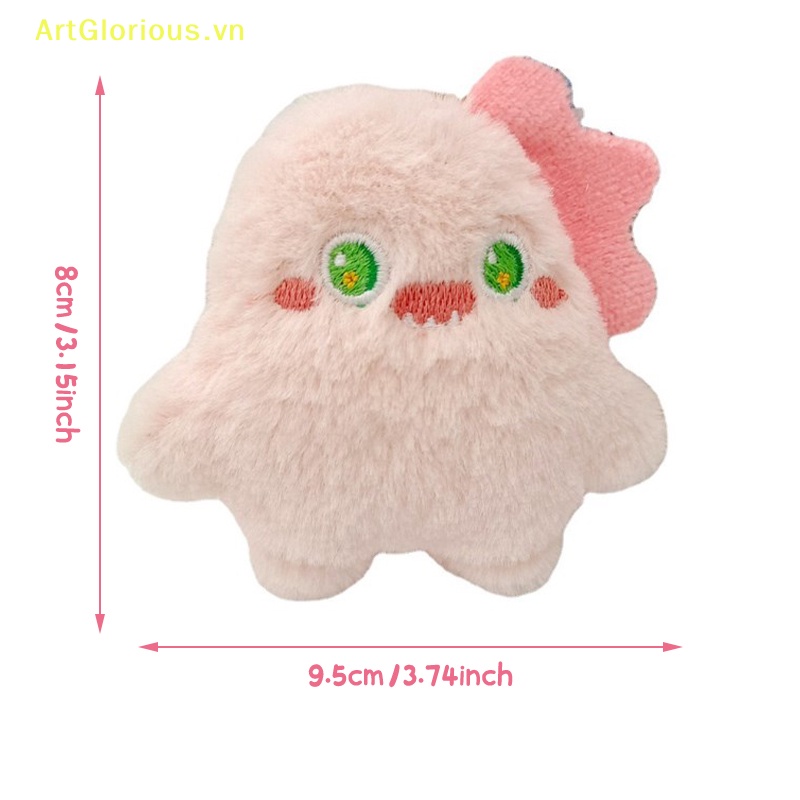 1 Huy Hiệu Cài Áo Hình Quái Vật Nhỏ Nhồi Bông Đáng Yêu