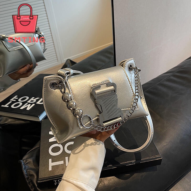 SMTING  túi nữ đeo chéo túi channel túi hộp túi cốp 2023 new  Đẹp Phong cách fashion Chic L91TLJU 37Z230911