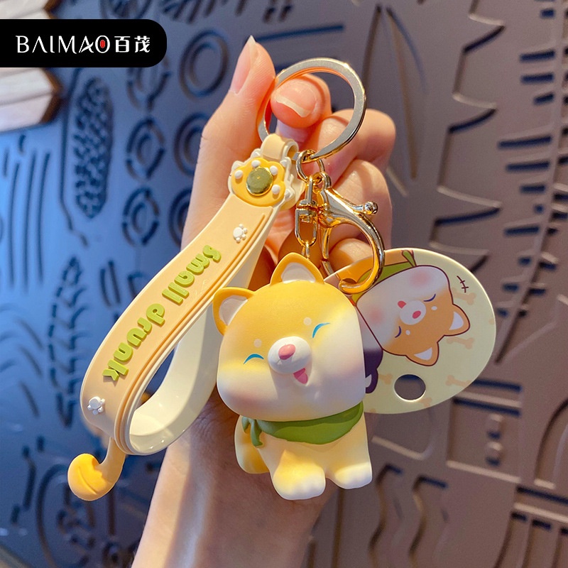 Móc Khóa Hình Chú Chó Husky Dễ Thương Sáng Tạo