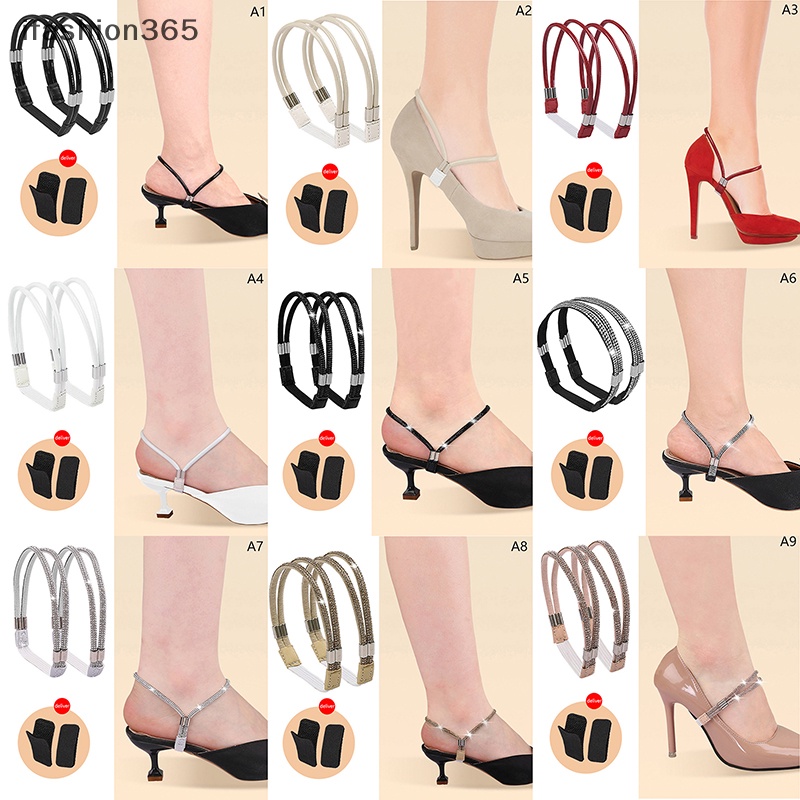 1 Cặp Dây Thắt Co Giãn Chống Trượt Chống Rơi Cho Giày Cao Gót ifashion365