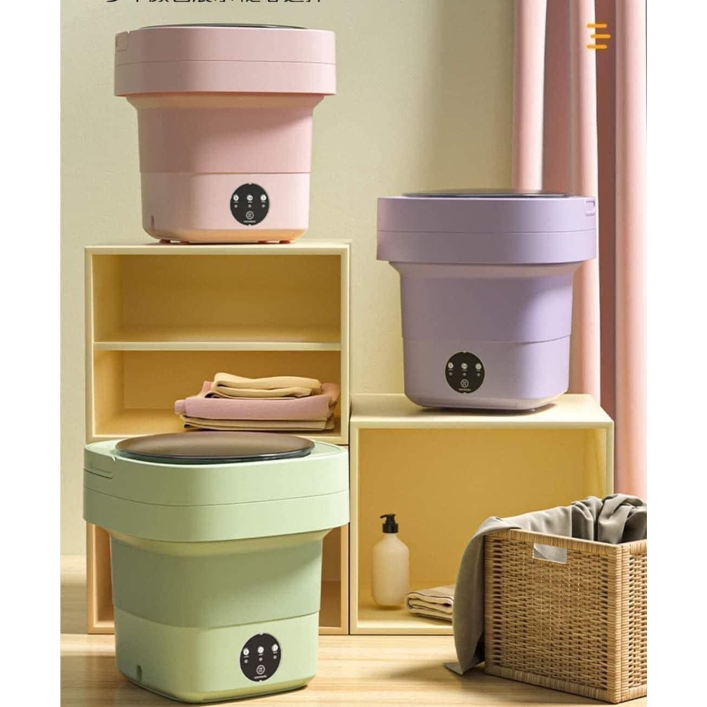 MÁY GIẶT MINI GẤP GỌN, MÁY GIẶT ĐỒ LÓT , TẤT VỚ , ĐỒ CHO BÉ KHỬ KHUẨN BẰNG ÁNH SÁNG XANH