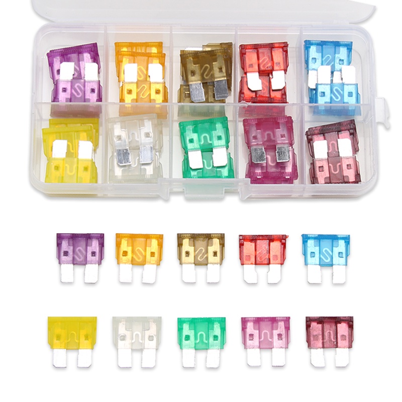 Set 150 Cầu Chì Tự Động Chuyên Dụng Cho Xe Hơi / Xe Tải 3a - 40a