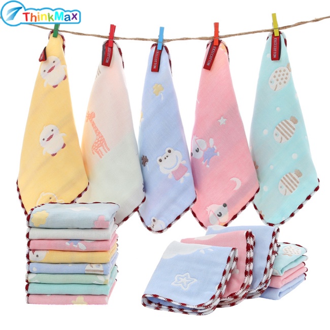 Khăn Lau Mặt 6 Lớp Mềm Mại Cho Bé