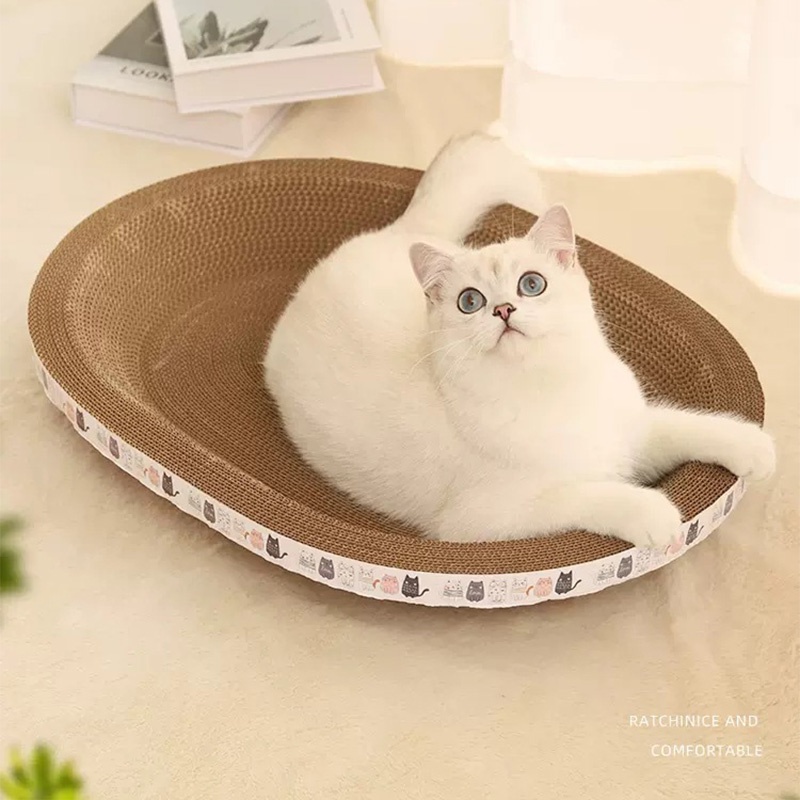 CHONGTAOQI bàn cào móng cho mèo Tấm Bảng Cào Móng Chống Gàu Hình Tròn Cỡ Lớn Dành Cho Mèo Cưng