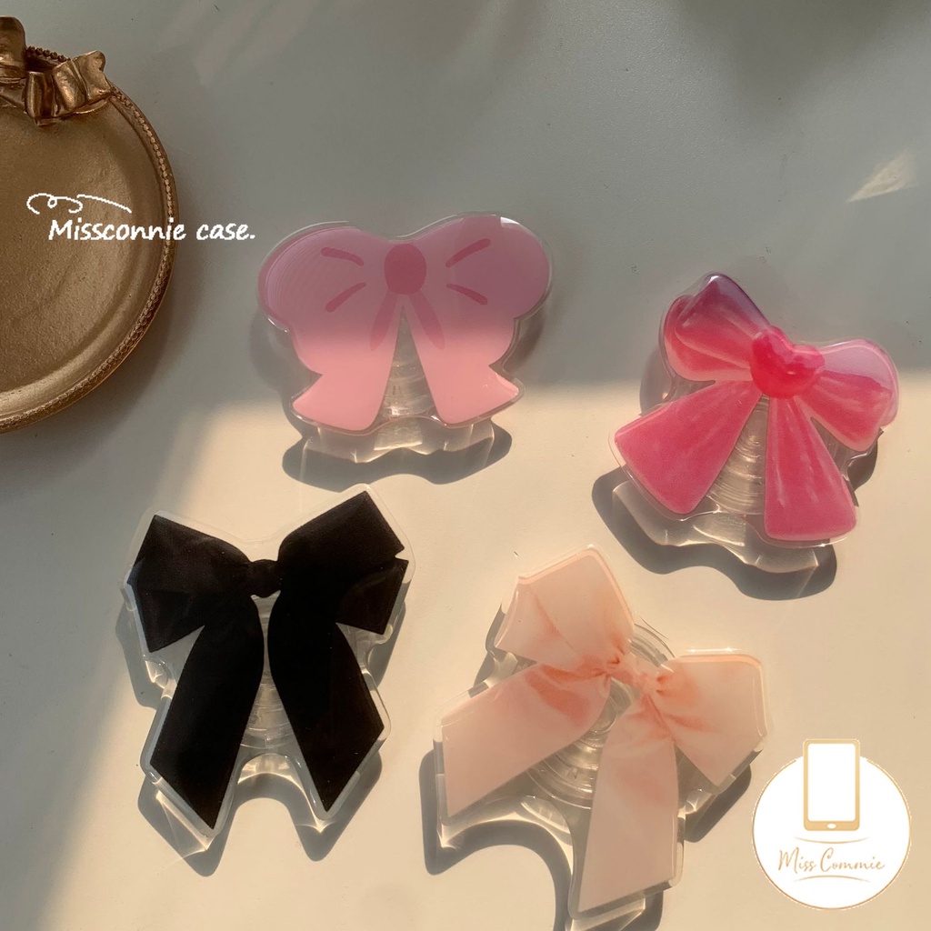 Giá Đỡ Điện Thoại Hình Nơ 3D Đáng Yêu Thời Trang