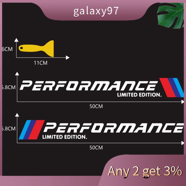 Galaxy Miếng Dán Phản Quang Trang Trí Cửa Xe Hơi