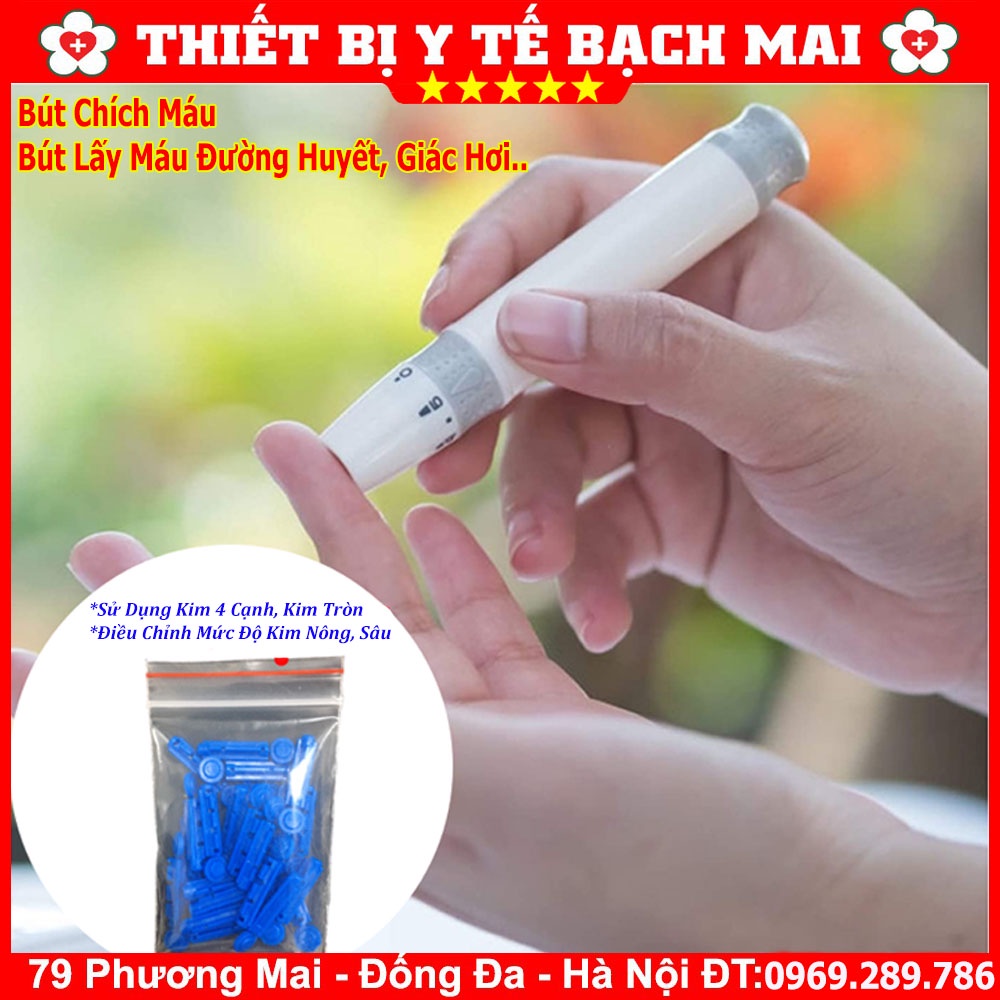 Bút Chích Lấy Máu Cho Máy Thử Đường Huyết Các Loại