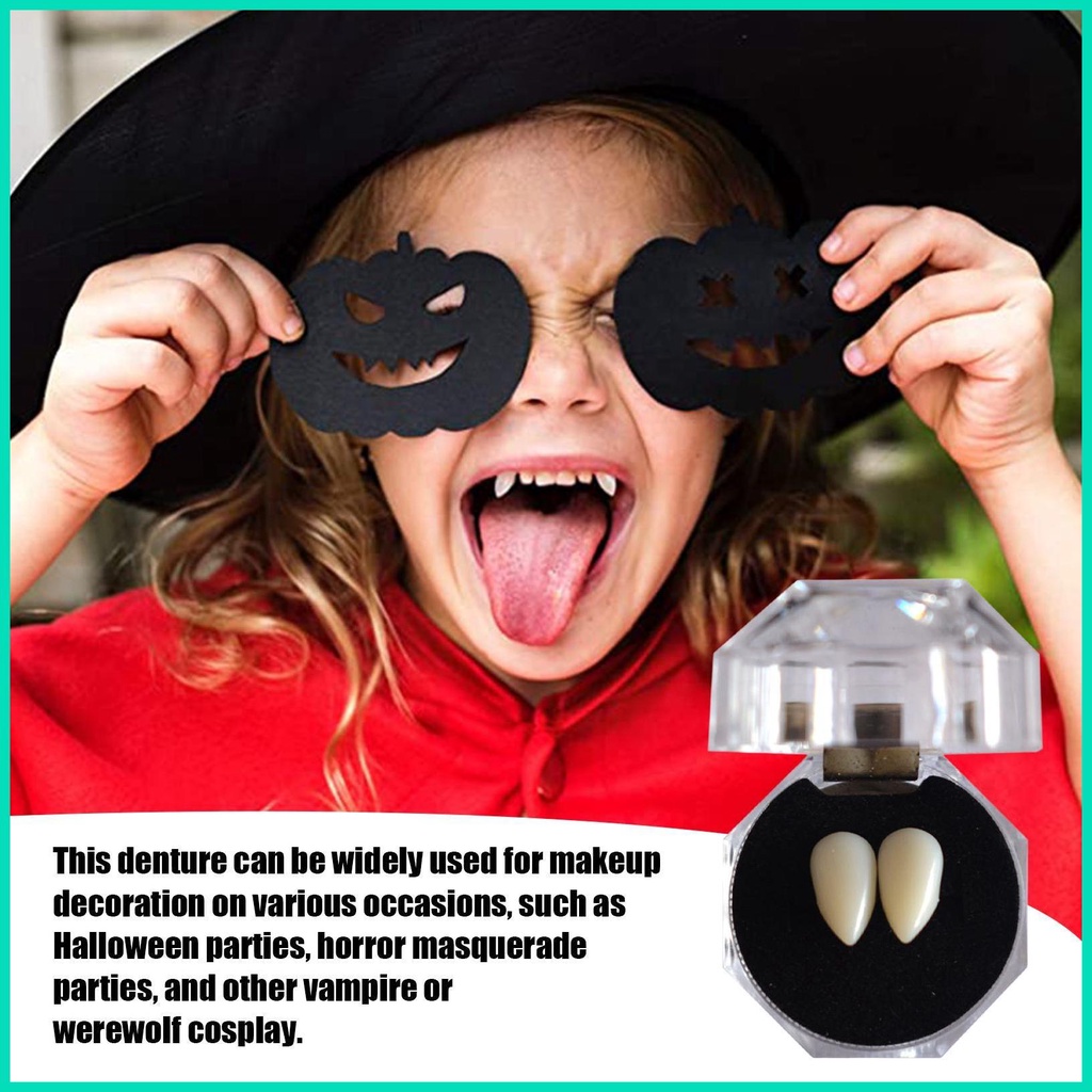 Răng Nanh Giả Hóa Trang Ma Cà Rồng Cho Lễ Halloween