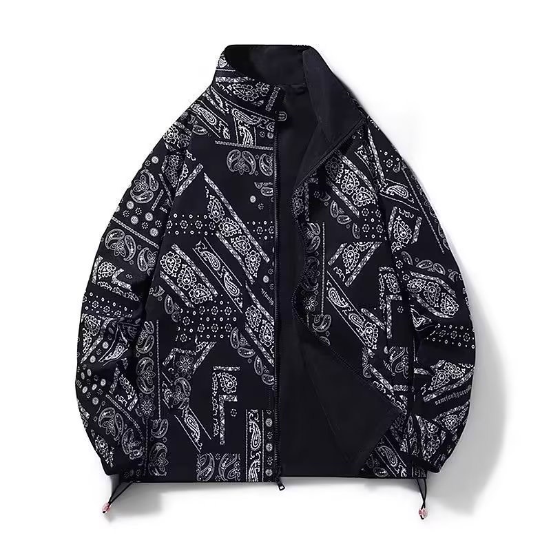 Áo Khoác Thể Thao Tay Dài Dáng Rộng In Họa Tiết Thời Trang Cho Nam Và Nữ
